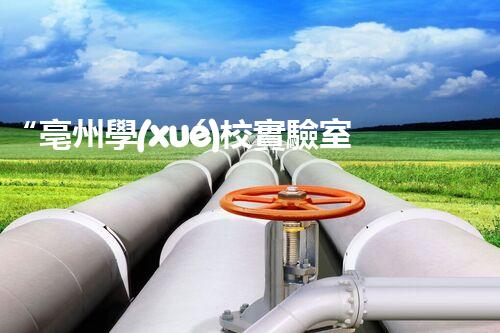 “亳州學(xué)校實驗室廢水清潔治理方案”