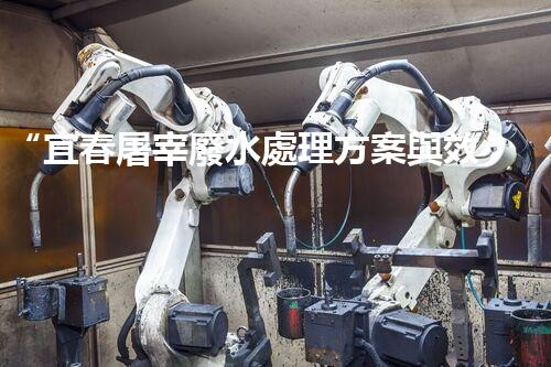 “宜春屠宰廢水處理方案與效果分析”