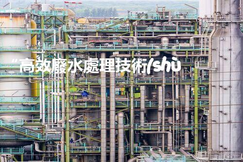 “高效廢水處理技術(shù)與實踐：解決水資源短缺難題”