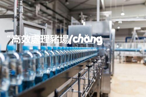 “高效處理豬場(chǎng)廢水，實(shí)現(xiàn)環(huán)保與資源利用”