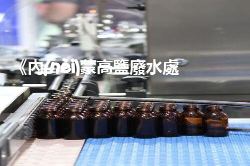 《內(nèi)蒙高鹽廢水處理技術(shù)與方案研究》