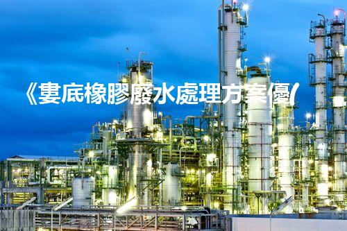 《婁底橡膠廢水處理方案優(yōu)化》