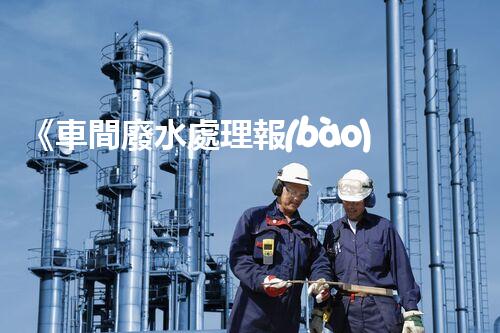 《車間廢水處理報(bào)告：有效去除污染物，保障員工健康》