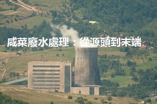 咸菜廢水處理：從源頭到末端的綠色處理方案！