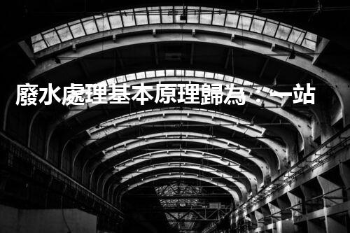 廢水處理基本原理歸為：一站式解決方案的創(chuàng)新與突破！
