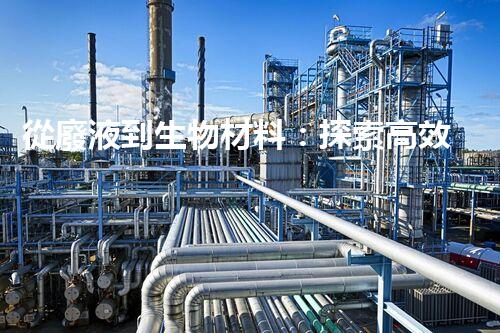 從廢液到生物材料：探索高效處理方法