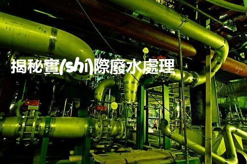 揭秘實(shí)際廢水處理難題！如何化解污水危機(jī)？