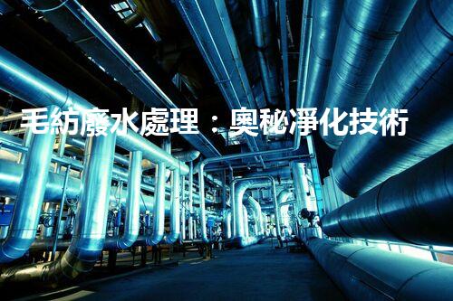 毛紡廢水處理：奧秘凈化技術的背后？