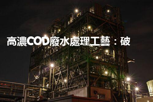 高濃COD廢水處理工藝：破解工業(yè)難題的創(chuàng)新之路？