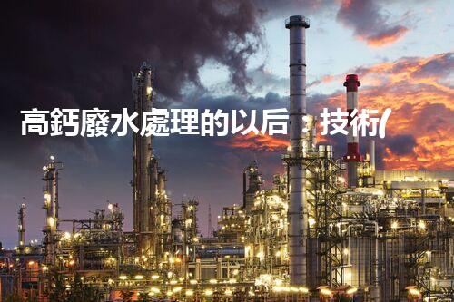 高鈣廢水處理的以后：技術(shù)革新與環(huán)境保護(hù)？